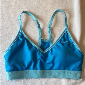 Blue Nike Sports Bra
